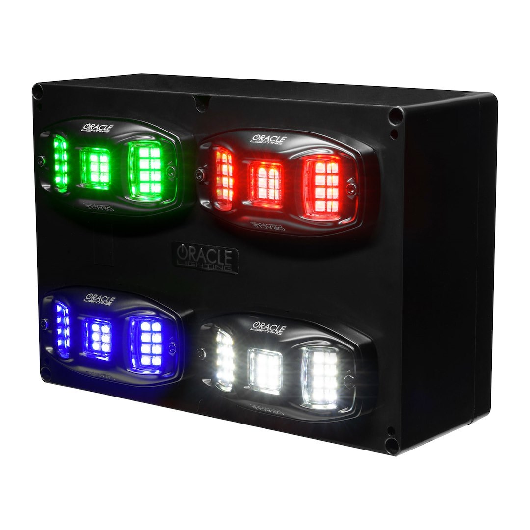 Oracle Lighting Point of Purchase Display, Oracle Lighting Bluetooth Colorshift® Underbody Rock Light Display, Counter Top Display – 8073-504