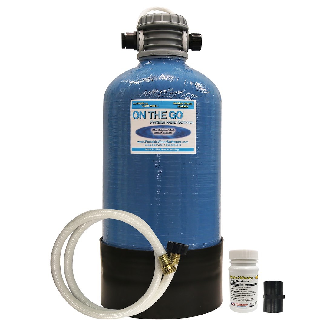 On the Go Water Softener, Single Tank, 16000 Grains Removal Capacity – OTG3-NTP-1DS