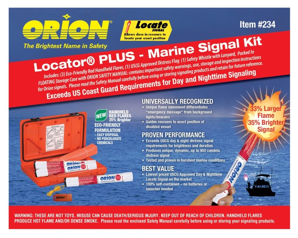 Orion Distress Signal Kit, Locator ® PLUS-3 – 234