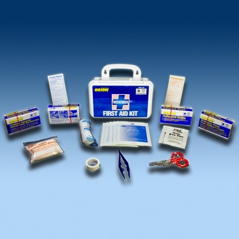 Orion First Aid Kit, Weekender ®, 5-1/2 Inch Length X 8 Inch Width X 2-3/4 Inch Height, Plastic Case, 146 Piece Kit – 964