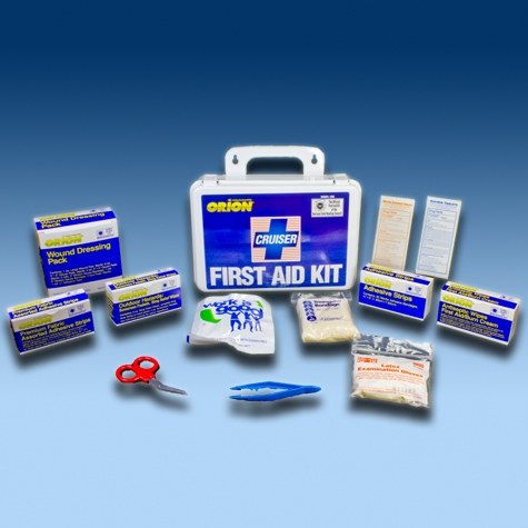 Orion First Aid Kit, Cruisser, 7 Inch Length X 10 Inch Width X 3 Inch Height, Plastic Case, 158 Piece Kit – 965