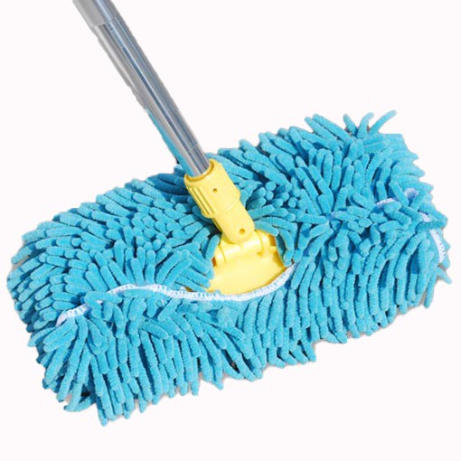 Ocean Access Car Wash Brush, 10 Inch Rectangular Head, Without Hose Connection, Blue Microfiber Chenille, Without Soap Dispenser – SW19170