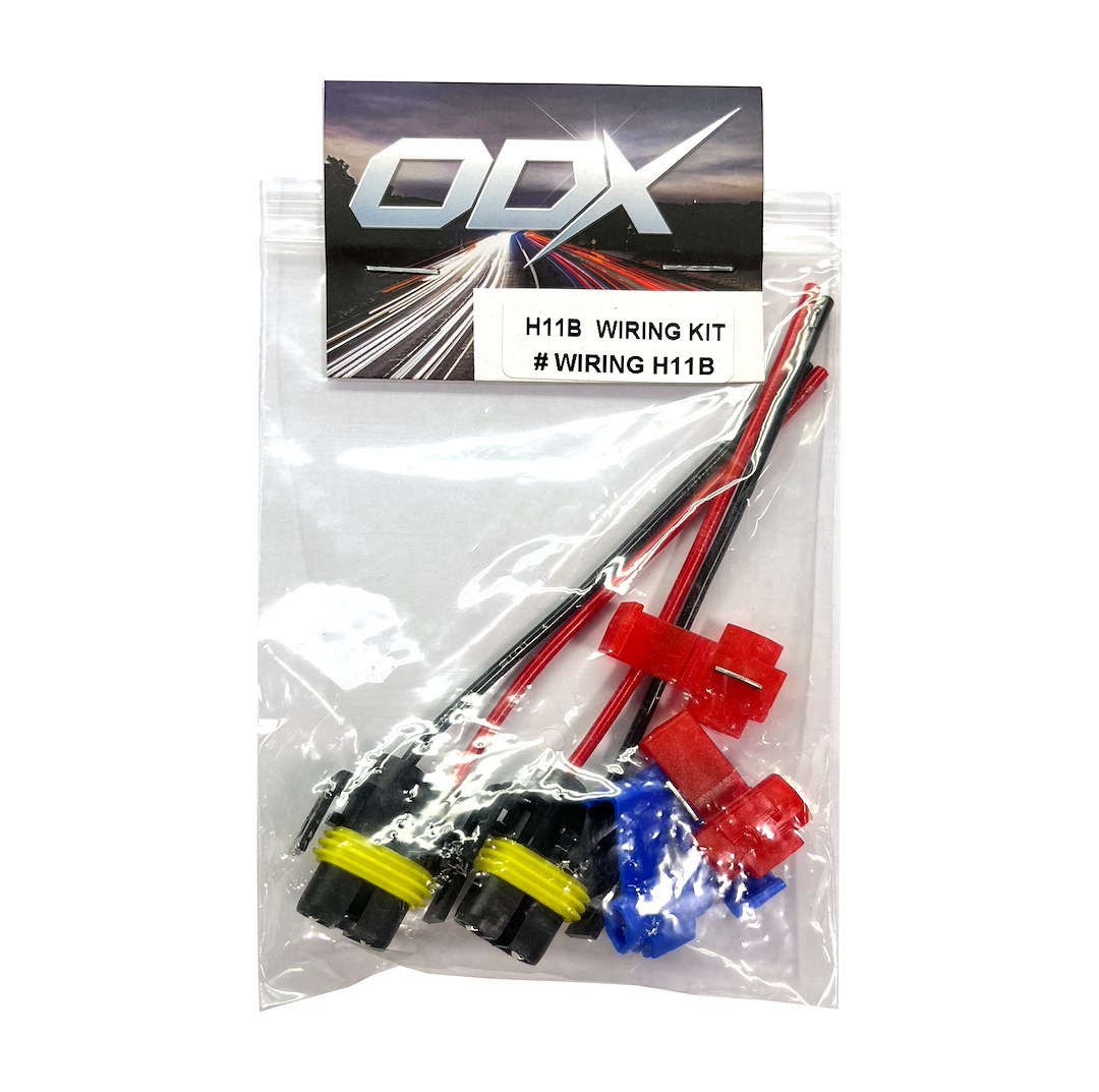 Odx Headlight Wiring Harness, Wiring Harness to Install a H11 Into H11B Housing for All Headlight Series Except E-Bryd Series – WIRING-H11B