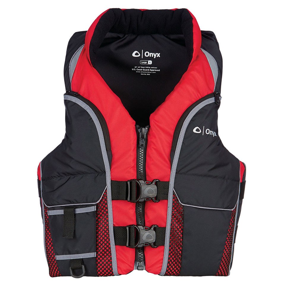 Onyx Outdoor Pfd – Personal Floatation Device, 1172 Adult Select, Life Vest, Fits Chest Sizes 48 Inch to 52 Inch – 117200-100-050-15