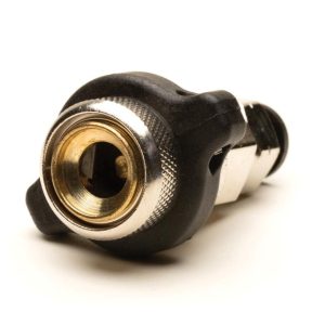 Overland Vehicle Systems Hose End Quick Disconnect Coupling, 3/8 Push to Connect, With Finger Pull Tab – 01-1010
