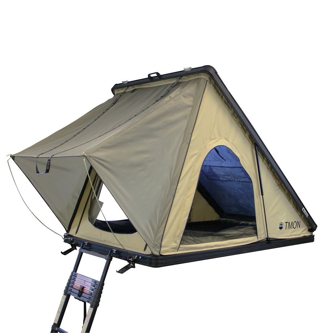 Overland Vehicle Systems Tent, Ld Tmon, Car Top, 50.5 Inch Length X 84 Inch Width X 46 Inch Height, Sleeps 1-2 Adults – 18119935