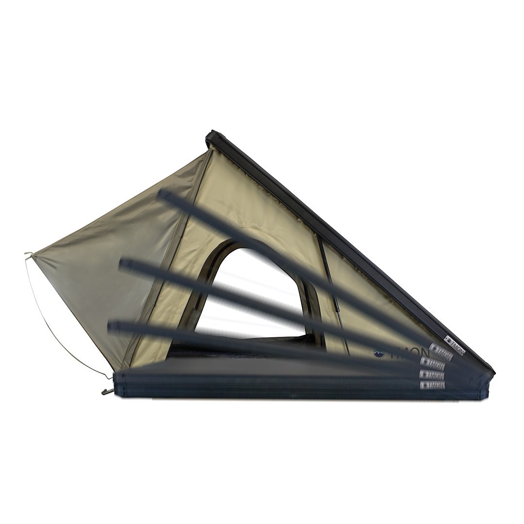 Overland Vehicle Systems Tent, Ld Tmon, Car Top, 50.5 Inch Length X 84 Inch Width X 46 Inch Height, Sleeps 1-2 Adults – 18119935