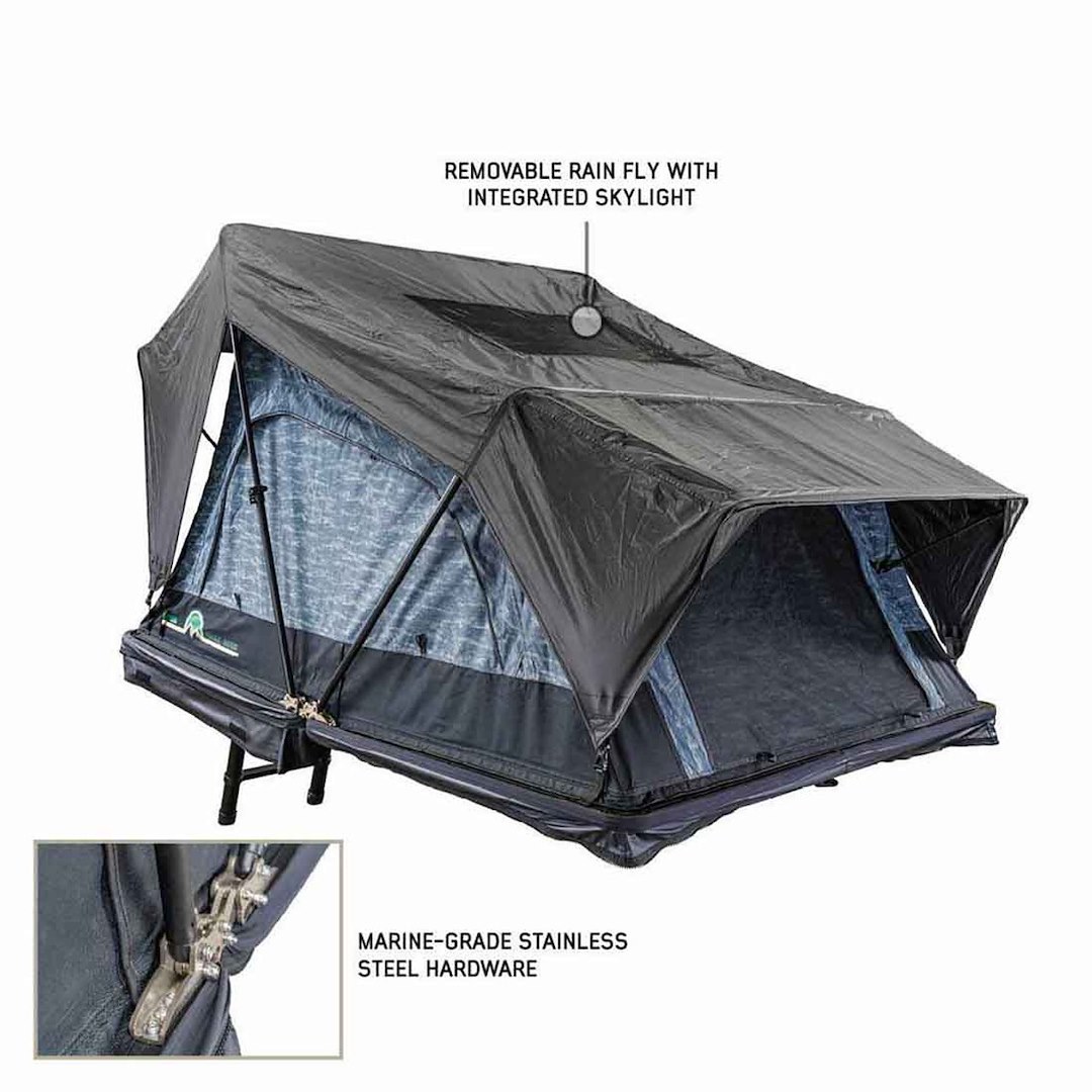 Overland Vehicle Systems Tent, Xd Sherpa, Car Top, 52 Inch X 88 Inch X 52 Inch, Sleeps 1 Adult – 18209905