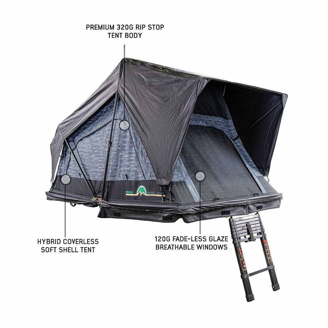 Overland Vehicle Systems Tent, Xd Sherpa, Car Top, 52 Inch X 88 Inch X 52 Inch, Sleeps 1 Adult – 18209905