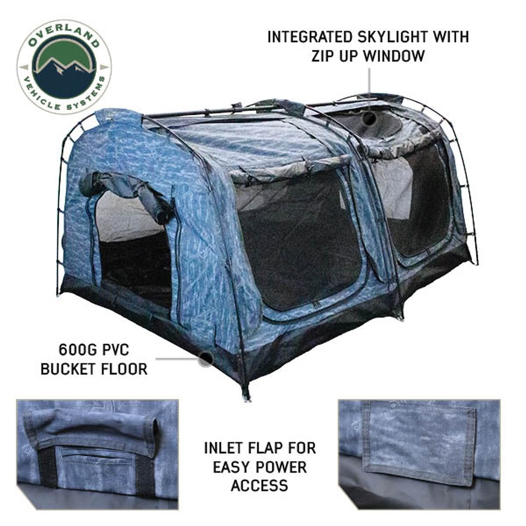 Overland Vehicle Systems Tent, Xd Khumbu Swag, Ground Tent, Sleeps 2 Adults, Rip Stop Material, With Windows – 18252530