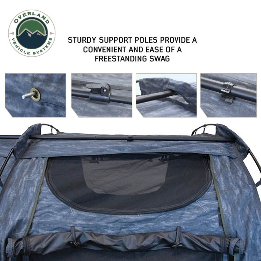 Overland Vehicle Systems Tent, Xd Khumbu Swag, Ground Tent, Sleeps 2 Adults, Rip Stop Material, With Windows – 18252530