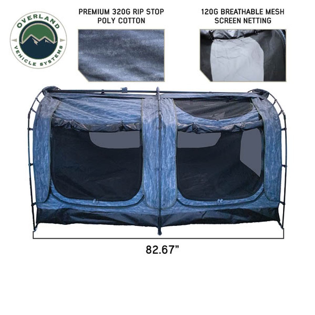 Overland Vehicle Systems Tent, Xd Khumbu Swag, Ground Tent, Sleeps 2 Adults, Rip Stop Material, With Windows – 18252530