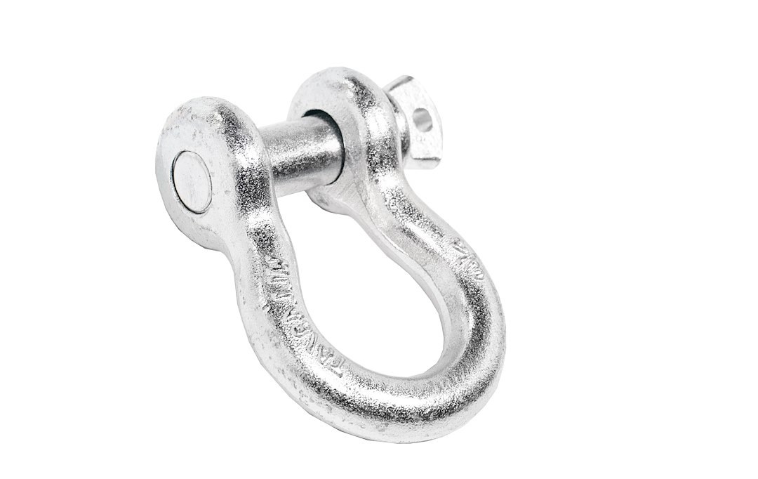 Overland Vehicle Systems D-Ring, With 3/4 Inch Pin, 4.75 Ton Weight Rating, Zinc, Steel, Single – 19019905