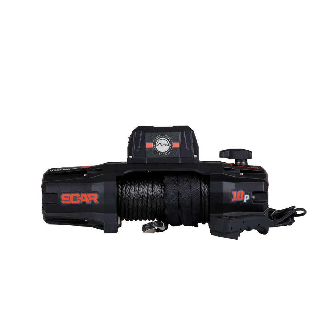 Overland Vehicle Systems Winch, S.c.a.r, Vehicle Mounted, Vehicle Recovery Winch, 12 Volt Electric, 10,000 Pound Line Pull Capacity – 19099901