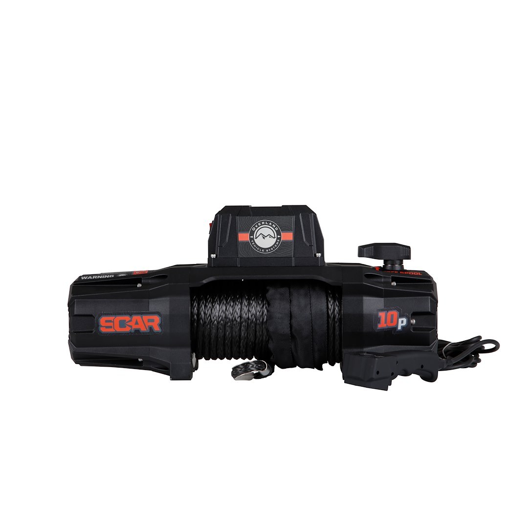 Overland Vehicle Systems Winch, S.c.a.r, Vehicle Mounted, Vehicle Recovery Winch, 12 Volt Electric, 10,000 Pound Line Pull Capacity – 19099901