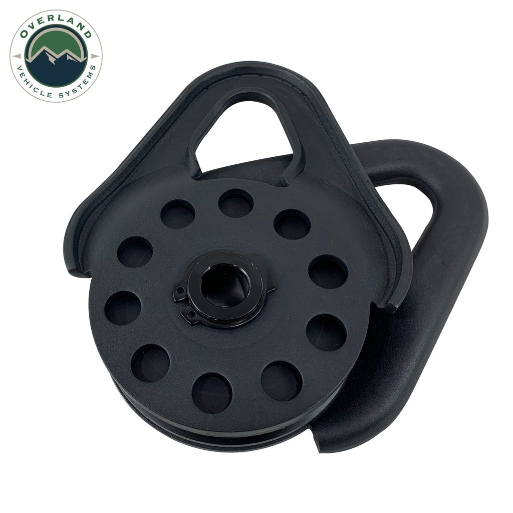 Overland Vehicle Systems Winch Snatch Block, 16,000 Pound Capacity, Set of 2 – 19-1398