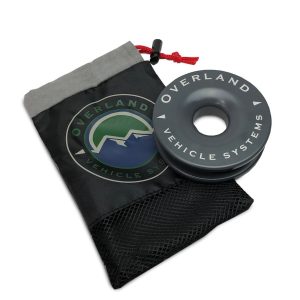 Overland Vehicle Systems Winch Snatch Block, 41,000 Pound Capacity, 4 Inch, With Storage Bag – 19230003