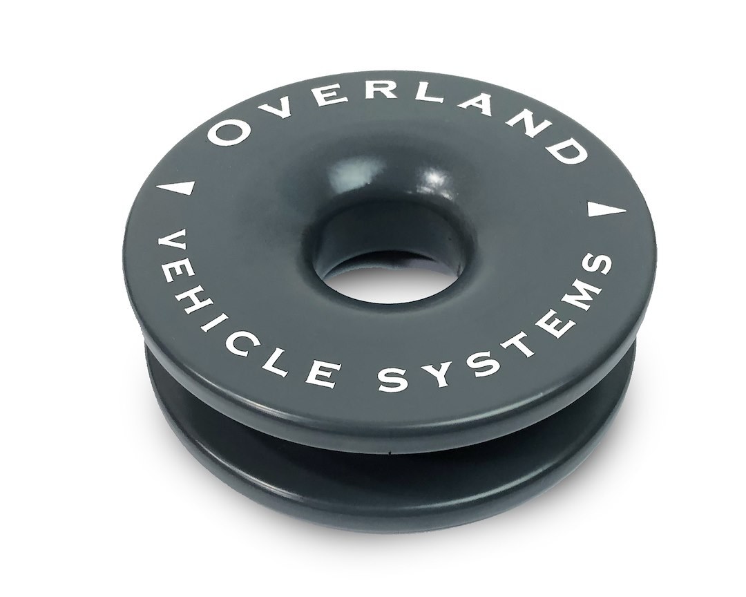 Overland Vehicle Systems Winch Snatch Block, 41,000 Pound Capacity, 4 Inch, With Storage Bag – 19230003