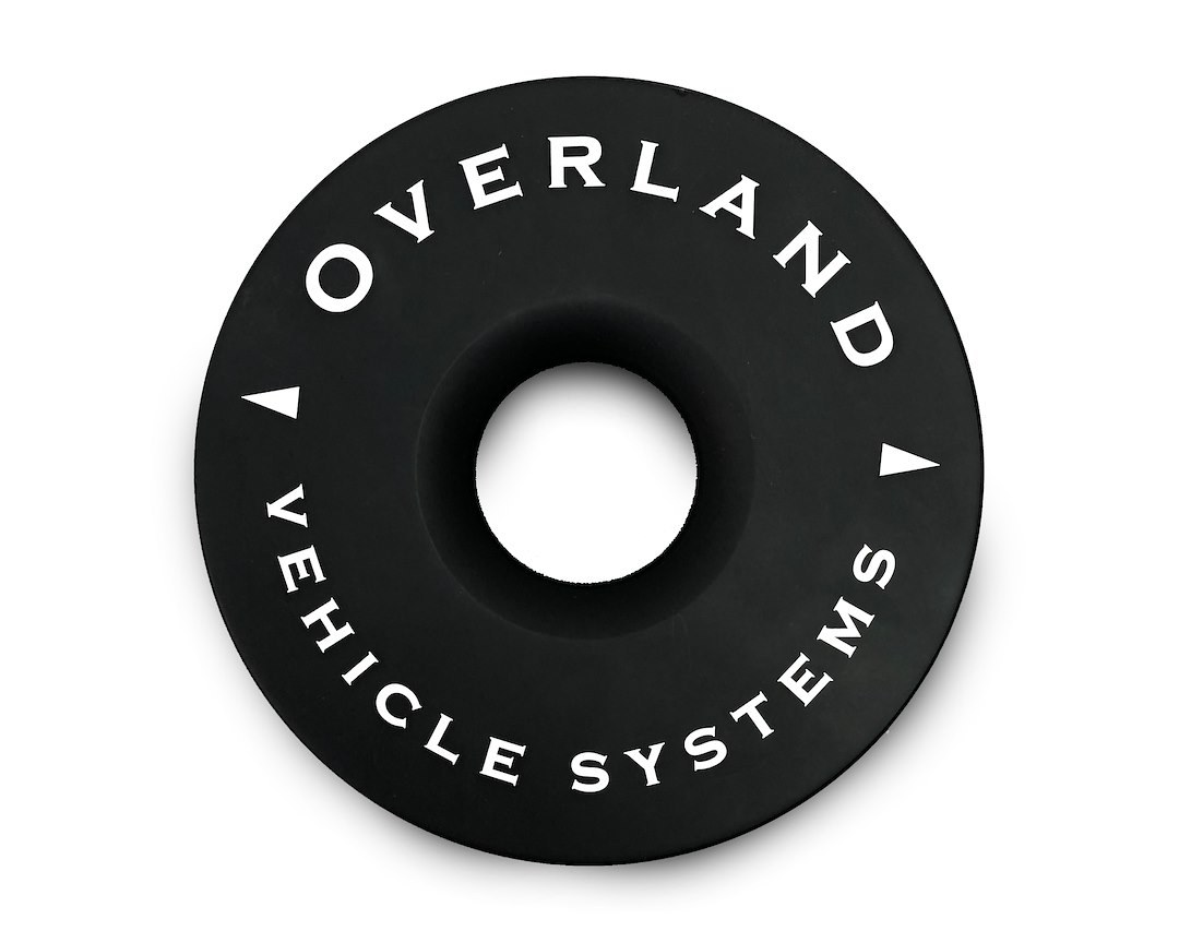Overland Vehicle Systems Winch Snatch Block, 45,000 Pound Capacity, 6.25 Inch, Black, With Storage Bag – 19240004