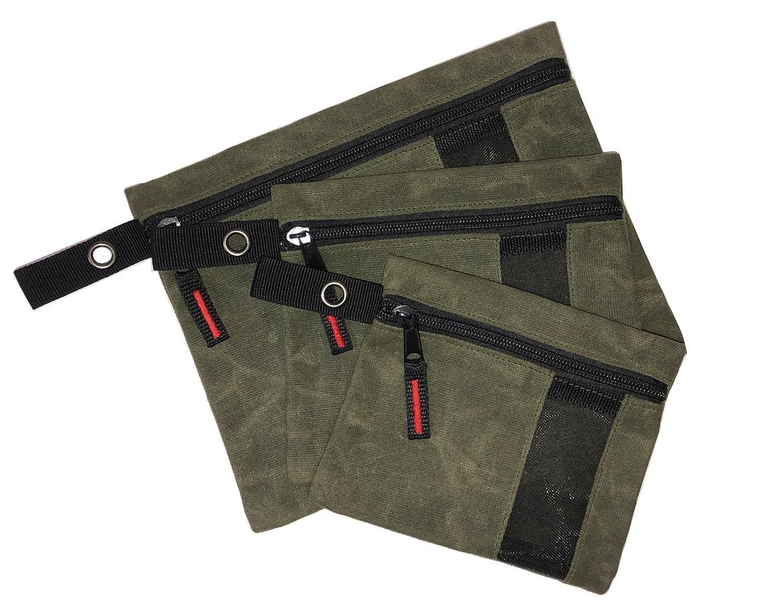 Overland Vehicle Systems Cargo Bag, Small, Waxed Canvas, Set of 3 – 21069941