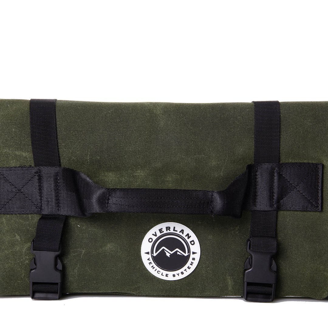Overland Vehicle Systems Tool Bag, Holds General Tools, Brown, Canvas, Velcro/ Buckle Closure – 21079941