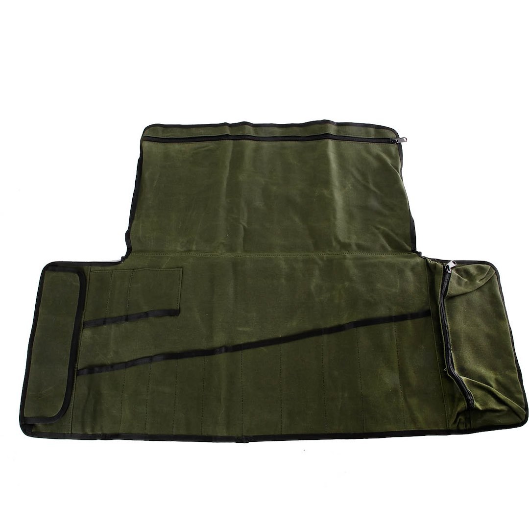 Overland Vehicle Systems Tool Bag, Holds General Tools, Brown, Canvas, Velcro/ Buckle Closure – 21079941