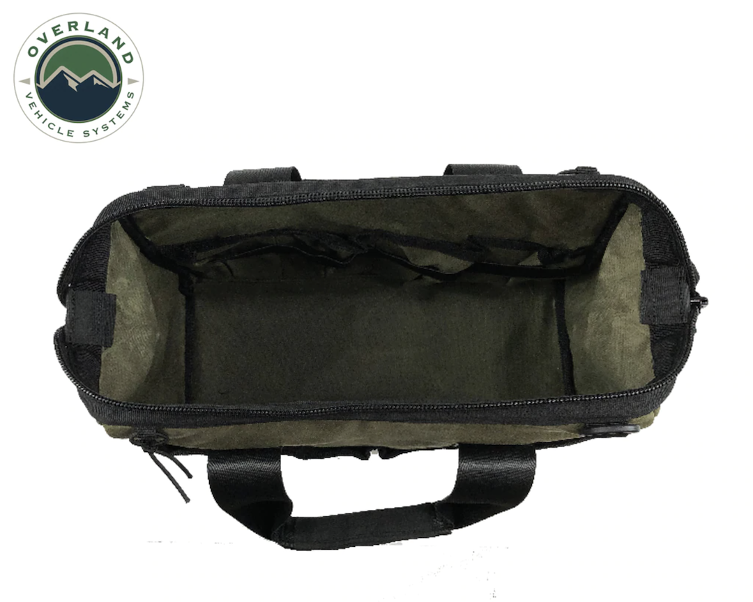 Overland Vehicle Systems Gear Bag, Wrap Style, 8 Inch Length X 8 Inch Width X 3 Inch Height, 3 Pockets, Without Logo, Canvas – 21119941