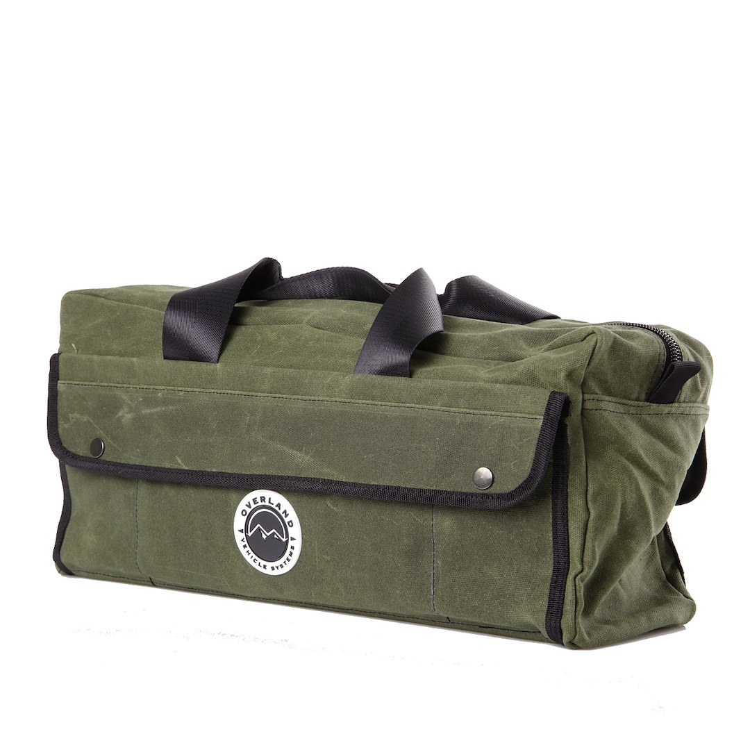 Overland Vehicle Systems Gear Bag, Duffel Style, Small, With Pockets, With Zipper, With 1 Shoulder Strap and 1 Carrier Handle – 21169941