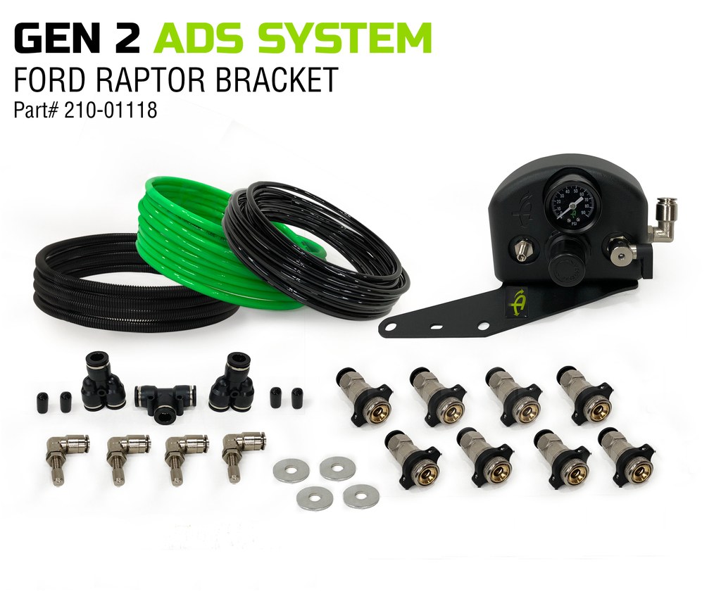 Overland Vehicle Systems Tire Pressure Control System, Gen 2, Universal, Use to Set Air Pressure Up to 4 Tires Simultaneously – 220-0118