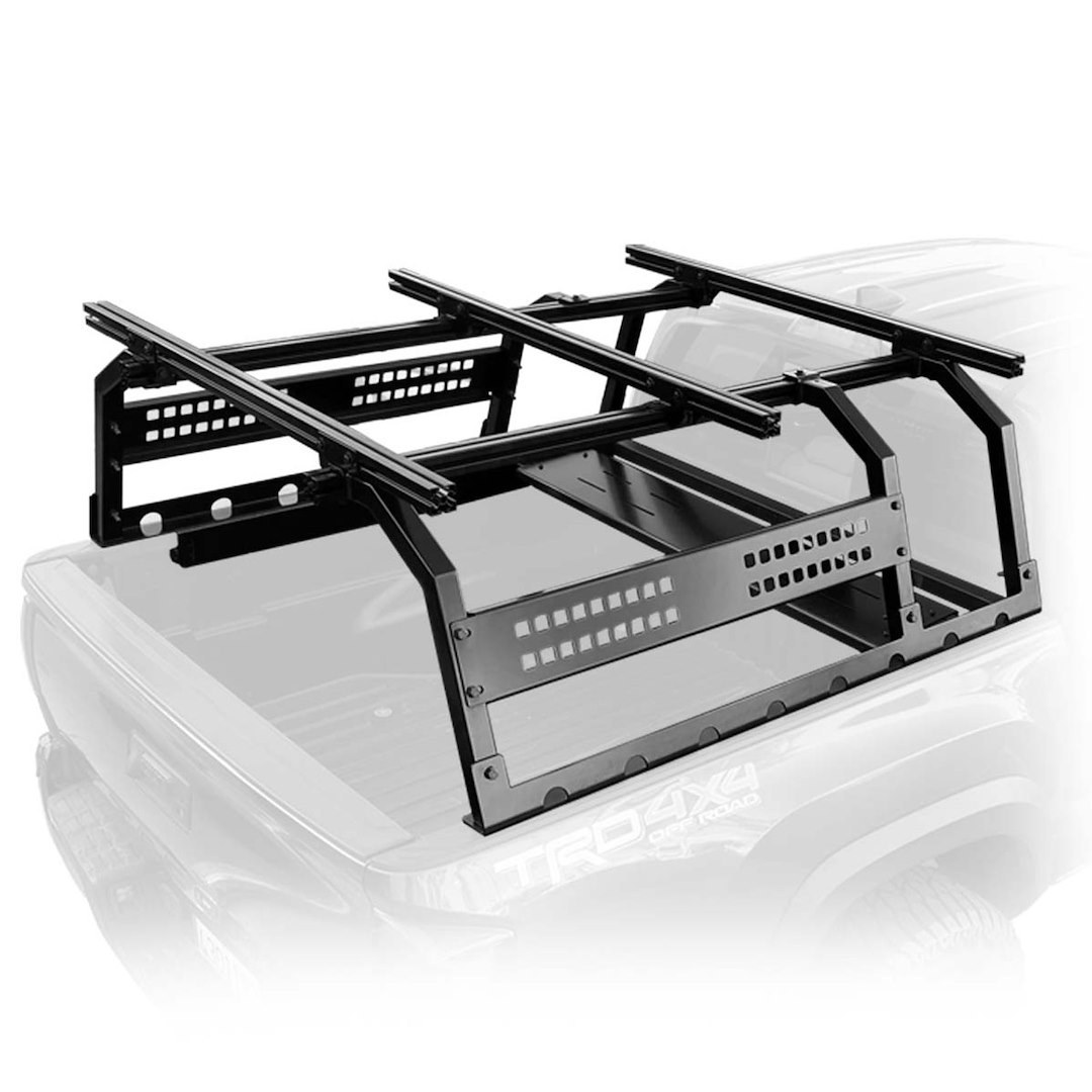 Overland Vehicle Systems Bed Cargo Rack, Discovery, With Side Cargo Plates/ Front Cargo Tray System Kit – 22030201