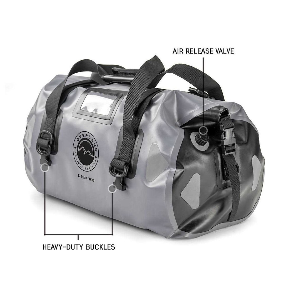 Overland Vehicle Systems Water Carrier, 42 Quart Capacity, Gray, Premium 1000D Construction – 40300001