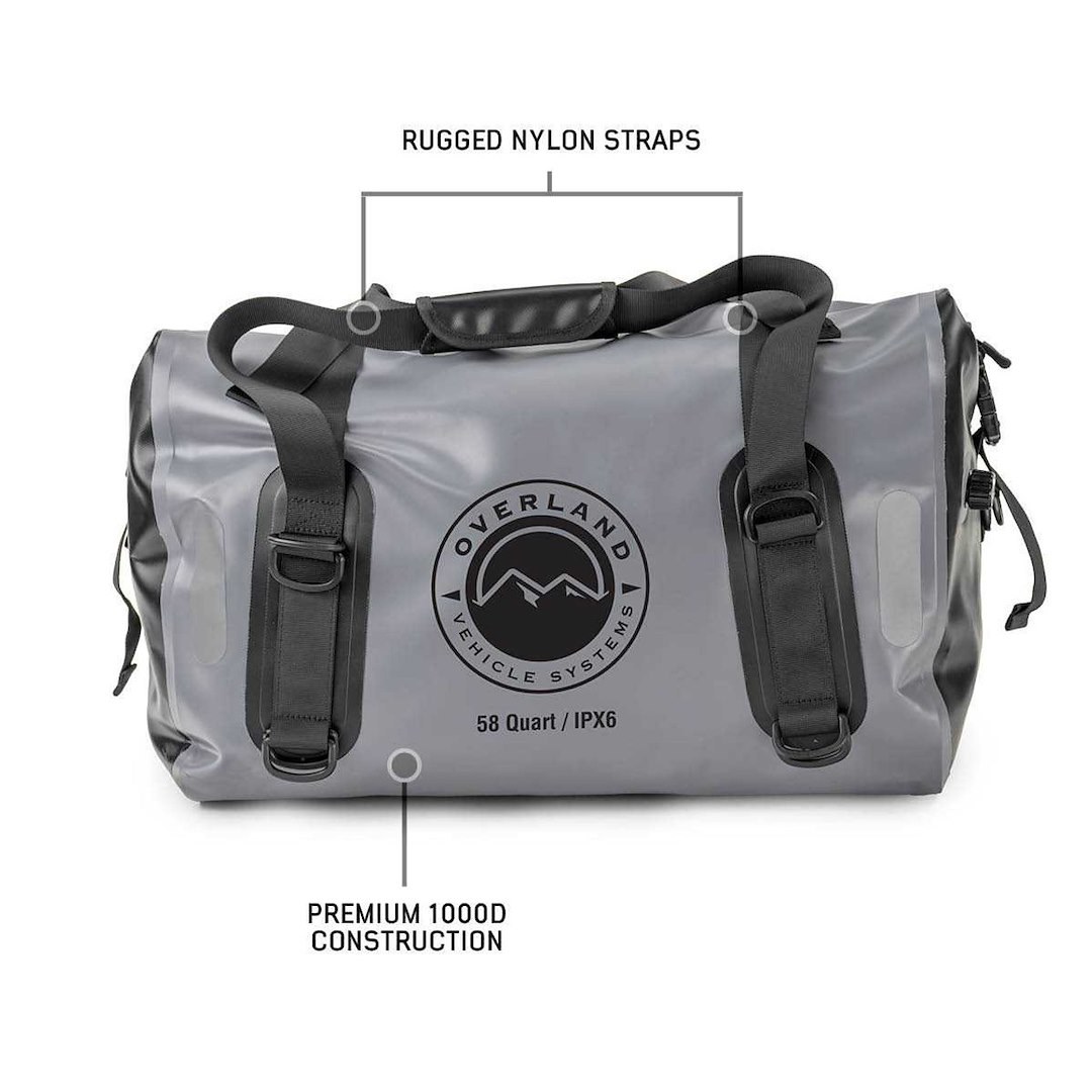 Overland Vehicle Systems Water Carrier, 58 Quart Capacity, Gray, Premium 1000D Construction – 40300011