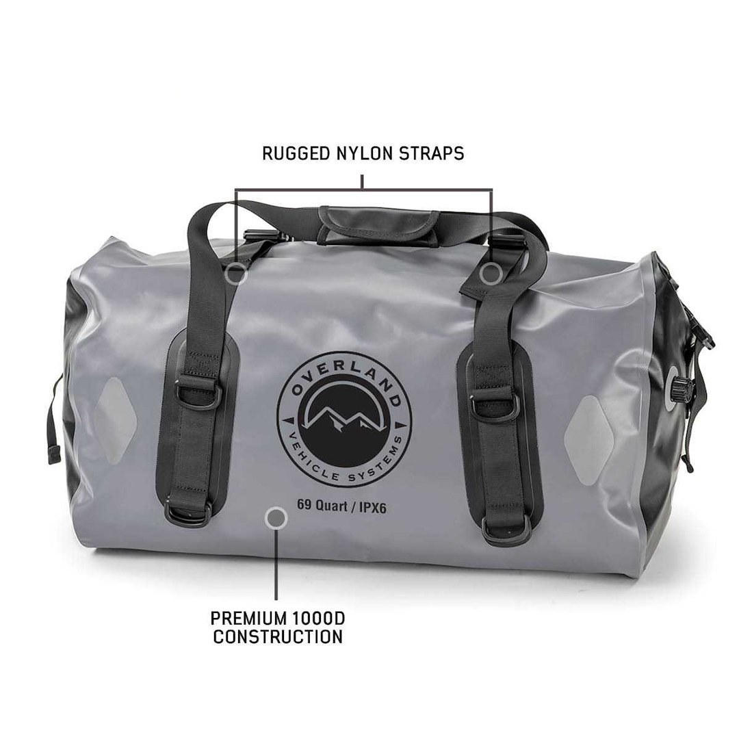 Overland Vehicle Systems Water Carrier, 69 Quart Capacity, Gray, Premium 1000D Construction – 40300021