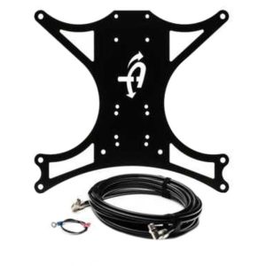 Overland Vehicle Systems Air Compressor Mounting Kit, For Use with Arb CKMTA12, Under the Seat Mount, Powder Coat, Black – 44-0717