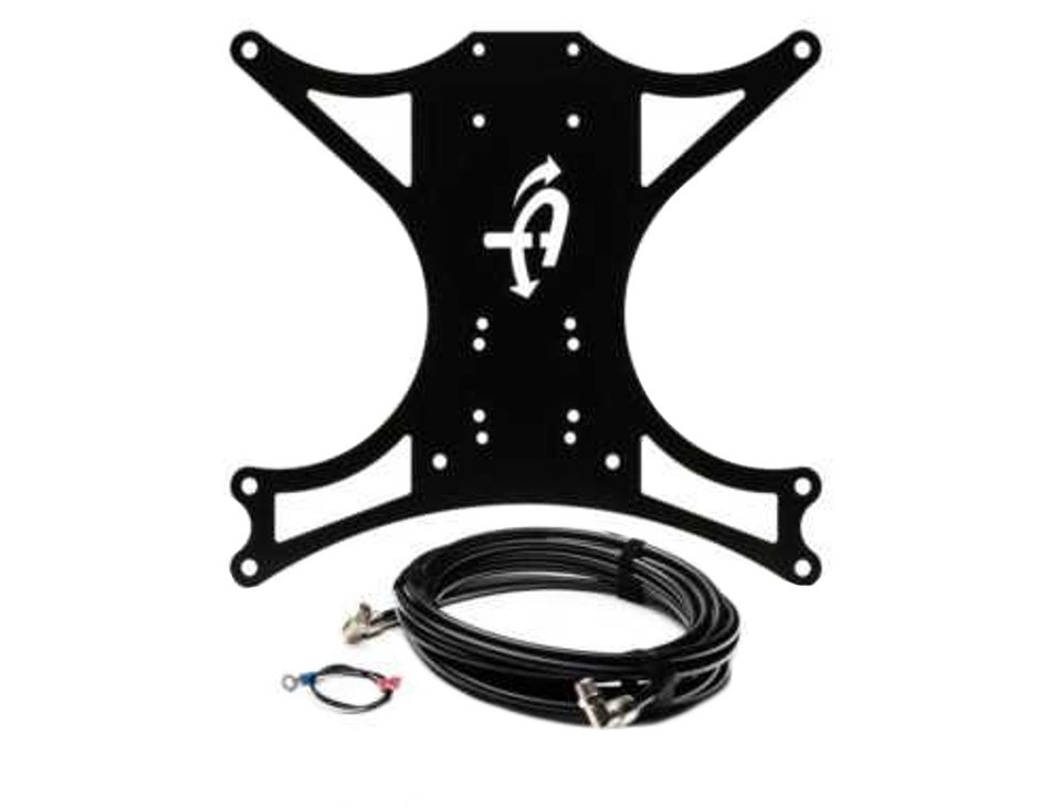 Overland Vehicle Systems Air Compressor Mounting Kit, For Use with Arb CKMTA12, Under the Seat Mount, Powder Coat, Black – 44-0717