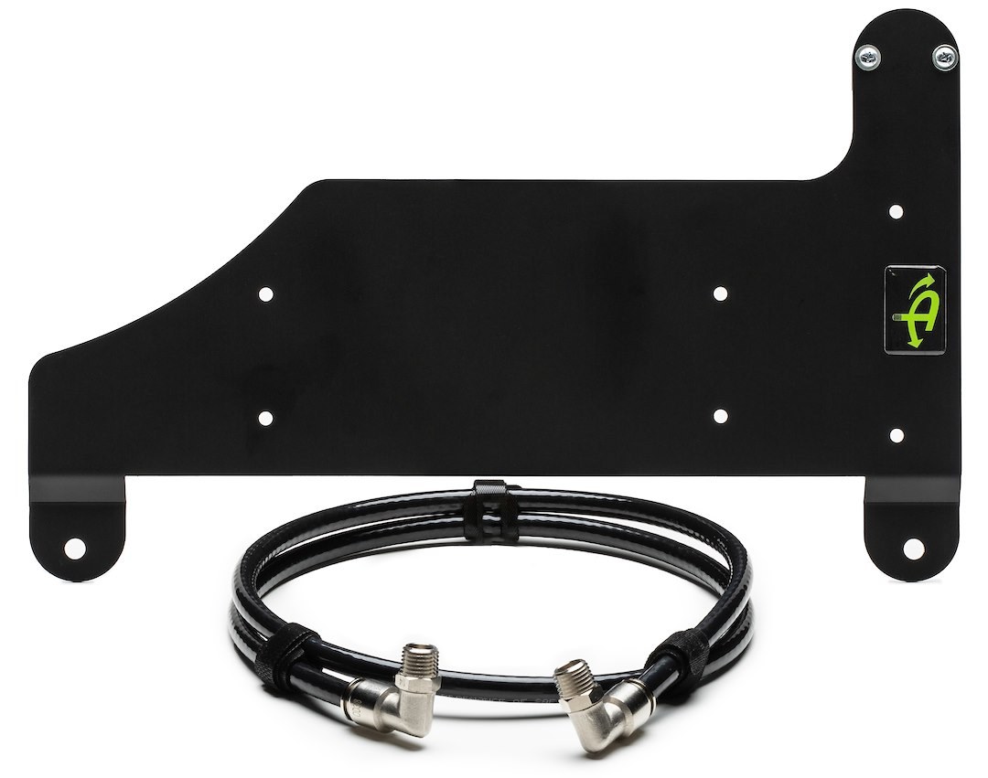 Overland Vehicle Systems Air Compressor Mounting Kit, For Use with Arb CKMTA12, Under the Seat Mount, Powder Coat, Black – 44-1819