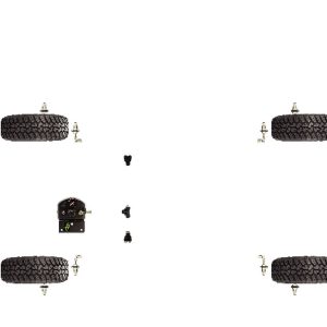 Overland Vehicle Systems Tire Pressure Control System, Use to Set Air Pressure Up to 4 Tires Simultaneously, Universal Mount – 88-9999