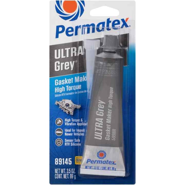 Permtx-Lockt Gasket Sealer, Ultra Grey ®, Squeeze Tube, 0.5 Ounce, Single, Carded Packaging – 22074