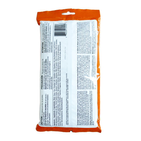 Permtx-Lockt Hand Cleaner, Fast Orange ®, Use to Remove Grease/ Tar/ Grime/ Ink/ Paints/ Sealants/ Adhesives and Soil, Pre-Moistened Wipe – 25050