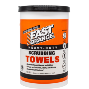 Permtx-Lockt Shop Towel, Fast Orange ®, Textured Cloth, 7 Inch X 12 Inch, 72 Piece – 25074