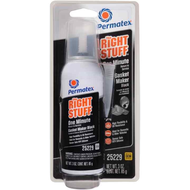 Permtx-Lockt Gasket Sealer, The Right Stuff ® 1 Minute Gasket ™, 3 Ounce Power Can, Black, Single – 25229