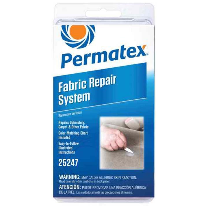 Permtx-Lockt Fabric Repair Kit, Used for Automobile Upholstery/ Carpet/ Clothing and Furniture, Single – 25247