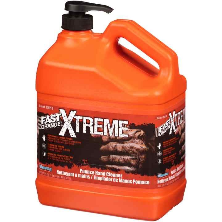 Permtx-Lockt Hand Cleaner, Fast Orange ® Xtreme, Use to Remove Grease/ Grime/ Inks/ Soil/ Paint/ Gasket Cements and Adhesives, Lotion – 25618