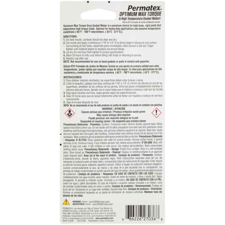 Permtx-Lockt Gasket Maker, Optimum ® – 27036