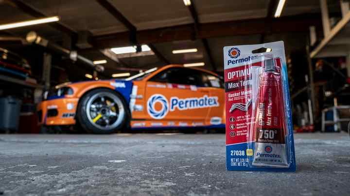 Permtx-Lockt Gasket Maker, Optimum ®, Used for Flexibility and Maximum Temperature Performance, 3.35 Ounce Tube – 27038