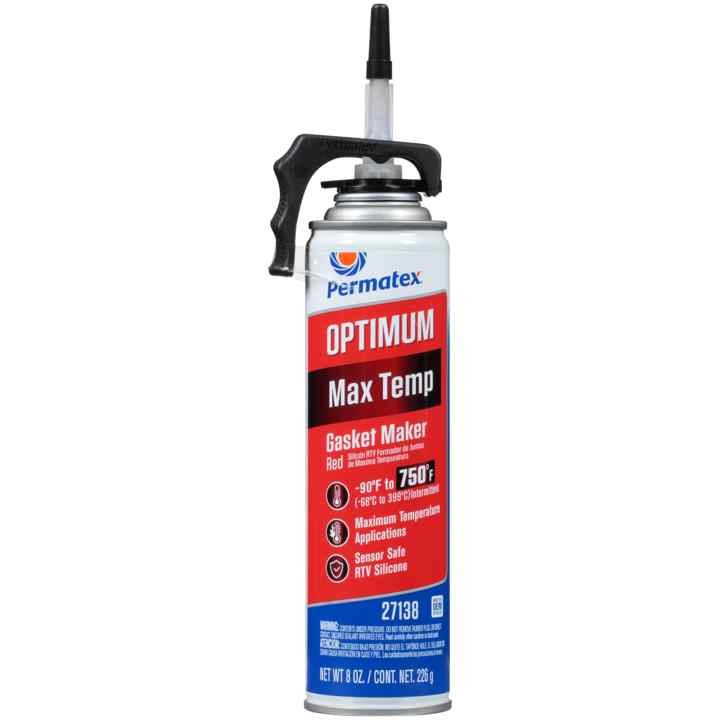 Permtx-Lockt Gasket Maker, Optimum ®, Used for Flexibility and Maximum Temperature Performance, 8 Ounce Power Bead – 27138