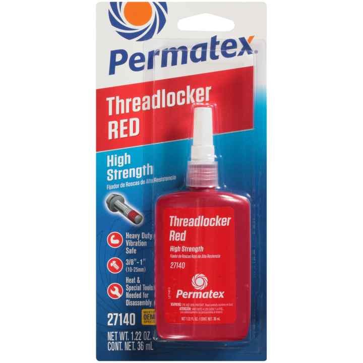 Permtx-Lockt Thread Sealant, Use with Cylinder Block/ Rocker Arm Studs/ Ring Gear Bolts/ Frame Bolts and Shock Absorber Bolts – 27140