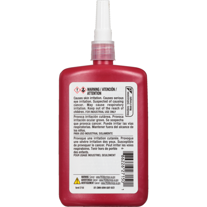 Permtx-Lockt Thread Sealant, Use with Cylinder Block/ Rocker Arm Studs/ Ring Gear Bolts/ Frame Bolts and Shock Absorber Bolts – 27150