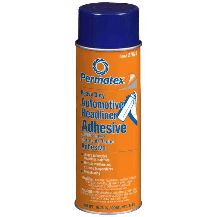 Permtx-Lockt Trim and Upholstery Adhesive, Used to Bond Headliners/ Carpets/ Trunk Linings/ and Inside Door Panels, 20 Ounce Aerosol Can – 27828