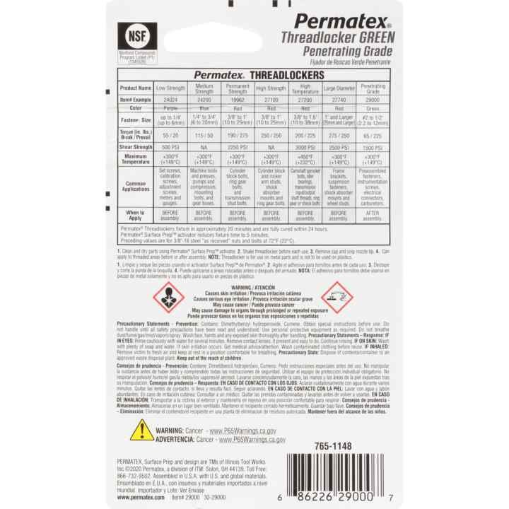 Permtx-Lockt Thread Sealant – 29000